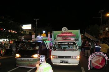 1.500 Kendaran Ikut Pawai Takbiran Di Manado