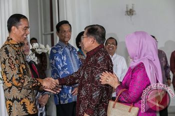 Jusuf Kalla hadiri "Open House" Jokowi di Yogyakarta