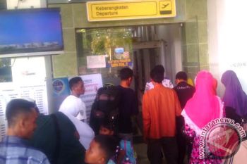 Arus Balik di Bandara Sampit Masih Ramai