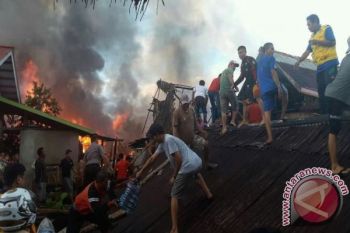 Kebakaran Besar Landa Kolonodale, 15 Rumah Rusak
