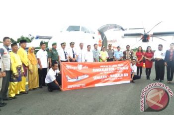Wings Air Terbang Perdana Rute Pangkalan Bun - Semarang
