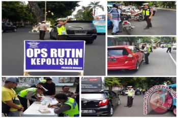 Satlantas Polresta Manado lakukan operasi rutin 