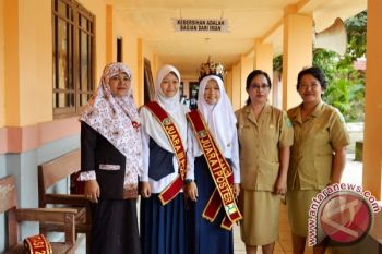 Dua Siswi Barsel Duta Sanitasi Tingkat Nasional 