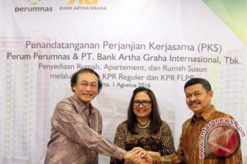 PERUMNAS GANDENG BANK ARTHA GRAHA