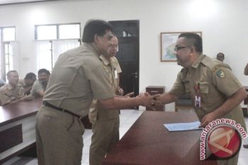 Dinas PU Barito Utara Sertijab Pejabat Eselon III dan IV