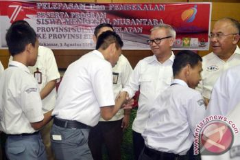 Empat BUMN berangkatkan siswa Sulsel ke Bengkulu