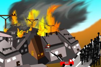 Antara doeloe: Gara2 kutu busuk 8 rumah djadi abu