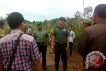 TNI Mulai Cetak Sawah di Lingga