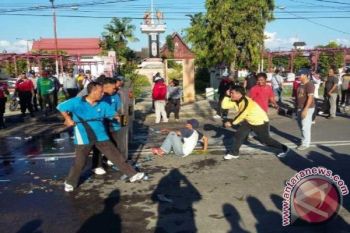 Jelang Pilkada 2017, Polres Ini Gelar Simulasi Sispamkot