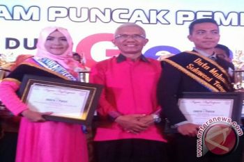 Aguswinarto-Namta Culkani Terpilih Duta Mahasiswa Genre Sultra