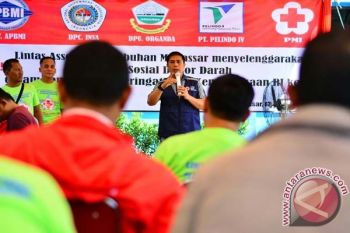 Asosiasi Pelabuhan Makassar sumbang darah ratusan kantong 