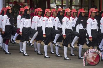 Presiden Saksikan Gladi Bersih Upacara Hari Kemerdekaan