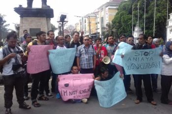 Wartawan Solo Kecam Tindakan Oknum TNI terhadap Wartawan