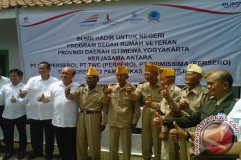 KAI bedah 23 rumah Veteran di Yogyakarta