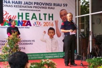 Riau Healthvaganza di Puswil, Gubri: Kita Harus Bersama Capai SDG