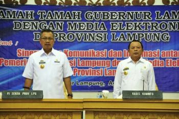 Sekdaprov Lampung: Media bagian penting jalannya pembangunan  