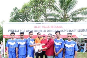 PT PGE Berolahraga Bersama Warga Ulubelu