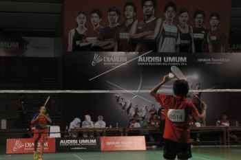 72 Peserta Audisi Bulu Tangkis Tereliminasi