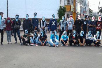Aktivis Demo Tolak Reklamasi Teluk Lampung