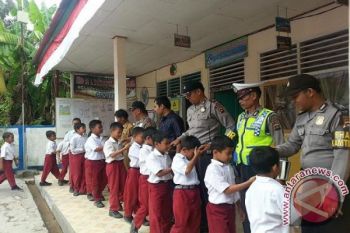 SDN 1 Padang Sibusuk Ikuti Penyuluhan Tertib Lalu Lintas
