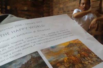 Pelukis Borobudur Pameran Tunggal "The Happy World"