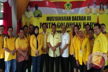 Selamat! Edy Pratowo Terpilih Jadi Ketua DPD Golkar Pulpis Secara Aklamasi
