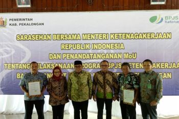 BPJS Ketenagakerjaan Lakukan Kesepahaman Bersama Paguyuban Kades Pekalongan