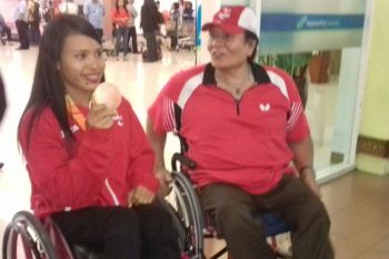 Peraih Perunggu Paralympic Rio Tiba di Solo
