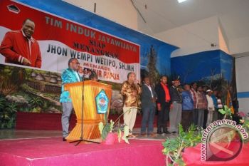 Wetipo lantik tim pemenangan Cagub Papua 