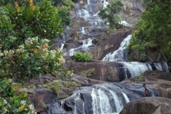 Bupati Kuansing Ingin Air Terjun Tujuh Tingkat Dikelola Dengan Maksimal
