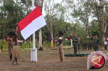Prajurit TNI AD Gelar Hiburan Rakyat Dan Pameran Di Perbatasan