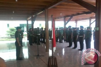 Sembilan perwira pertama Korem Santiago naik pangkat 