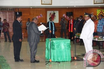Gubernur Papua lantik penjabat Bupati Nduga