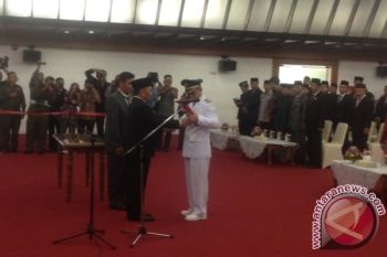 Mugeni Dilantik Jadi Pj Bupati Barsel dan Diperintahkan Jaga Netralitas di Pilkada