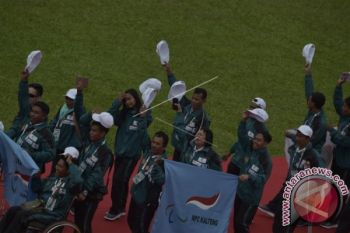 Kontingen Kalteng di Peparnas XV