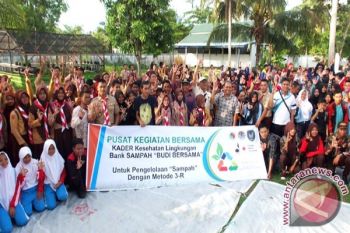 Kampanyekan Kebersihan Lingkungan, Bank Sampah Rekrut Ratusan Kader 