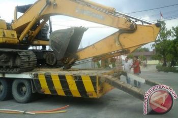 Kejadian Langka! Polisi Selamatkan Exavator Dari Aksi Pencurian 
