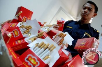 Polsek KPGD sita ratusan rokok ilegal