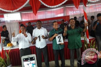 Pasangan Cabup Buton Tengah Cabut Nomor Urut