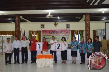 Ini Hasil Penetapan Nomor Urut Calon Bupati-Wabup Barito Selatan