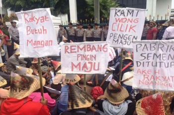 Warga Pro-Semen Rembang Minta Keadilan ke MA