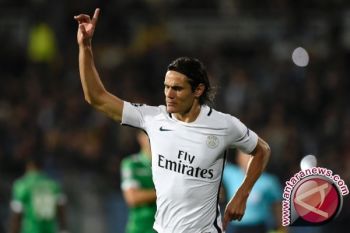 Cavani cetak gol ke-10 untuk PSG saat taklukkan Lille