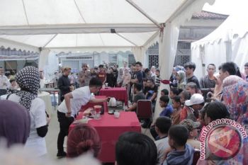 Festival Kopi Al-Munawar Palembang penuh sesak pengunjung 
