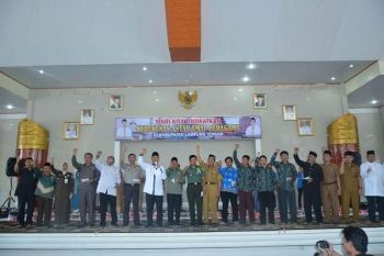 Umat Lima Agama Deklarasikan Lampung Tengah Untuk NKRI