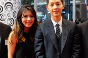Joe Taslim Terima Penghargaan APAN Bersama Song Joong Ki 