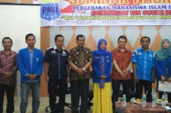 PMII Komisariat UIN Suska Gelar Seminar Nasional Revitalisasi Peran Pemuda