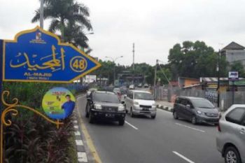 Gambar Firdaus di Bawah Asmaul Husna Jalan Sudirman Sudah Dicopot
