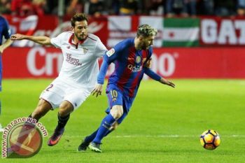 Barcelona Tundukkan Sevilla 2-1