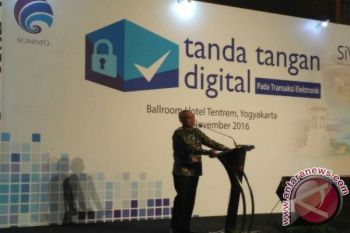 Kemenkominfo dorong masyarakat miliki Tanda Tangan Digital 