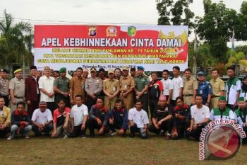 Palangka Raya Deklarasikan Kebhinekaan Cinta Damai